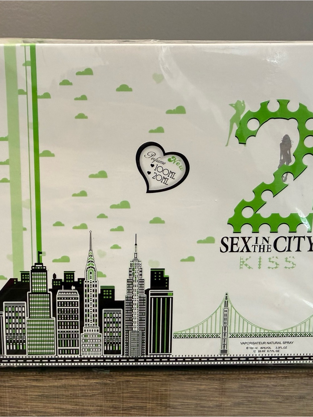 Kiss Sex in the City 2 Fragrance Set - White & Green Packaging